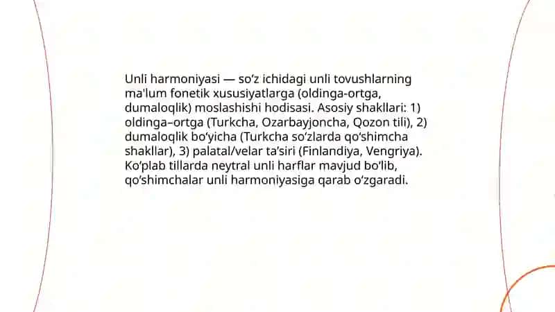 Turli tillardagi fonetik hodisalar 3