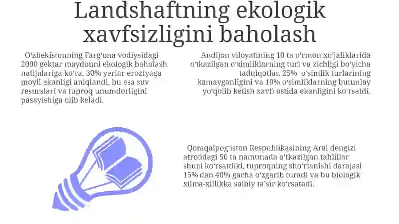 Landshaftlarni baholash 3