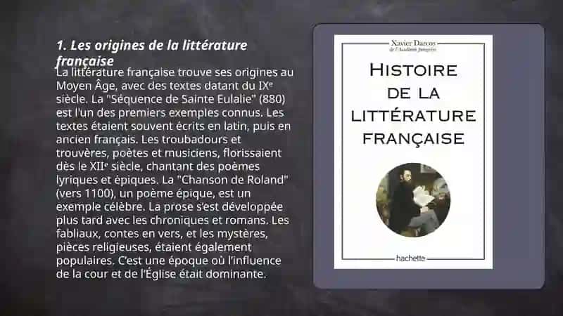Introduction à la littérature française 3