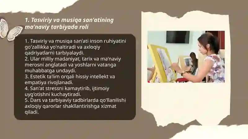 Ma'naviy tarbiyada tasviriy va musiqa san'ati 3