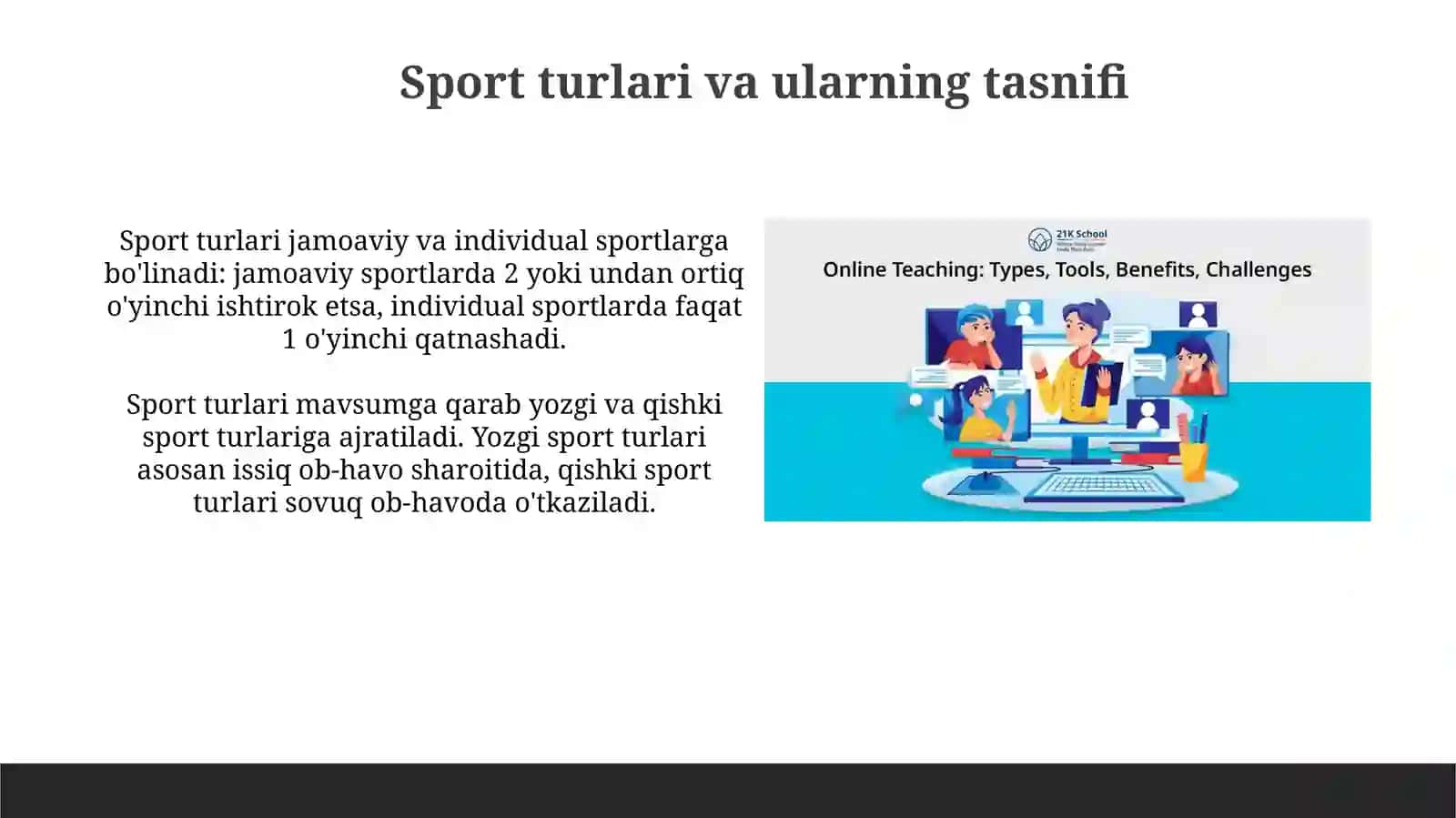 Sport turlari va ularni tasniflanishi 3