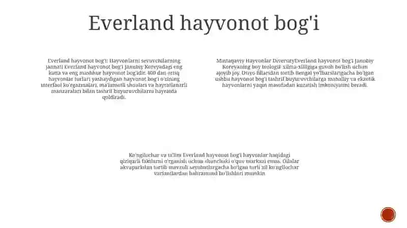 Seul Grand Park hayvonot bog'i 3