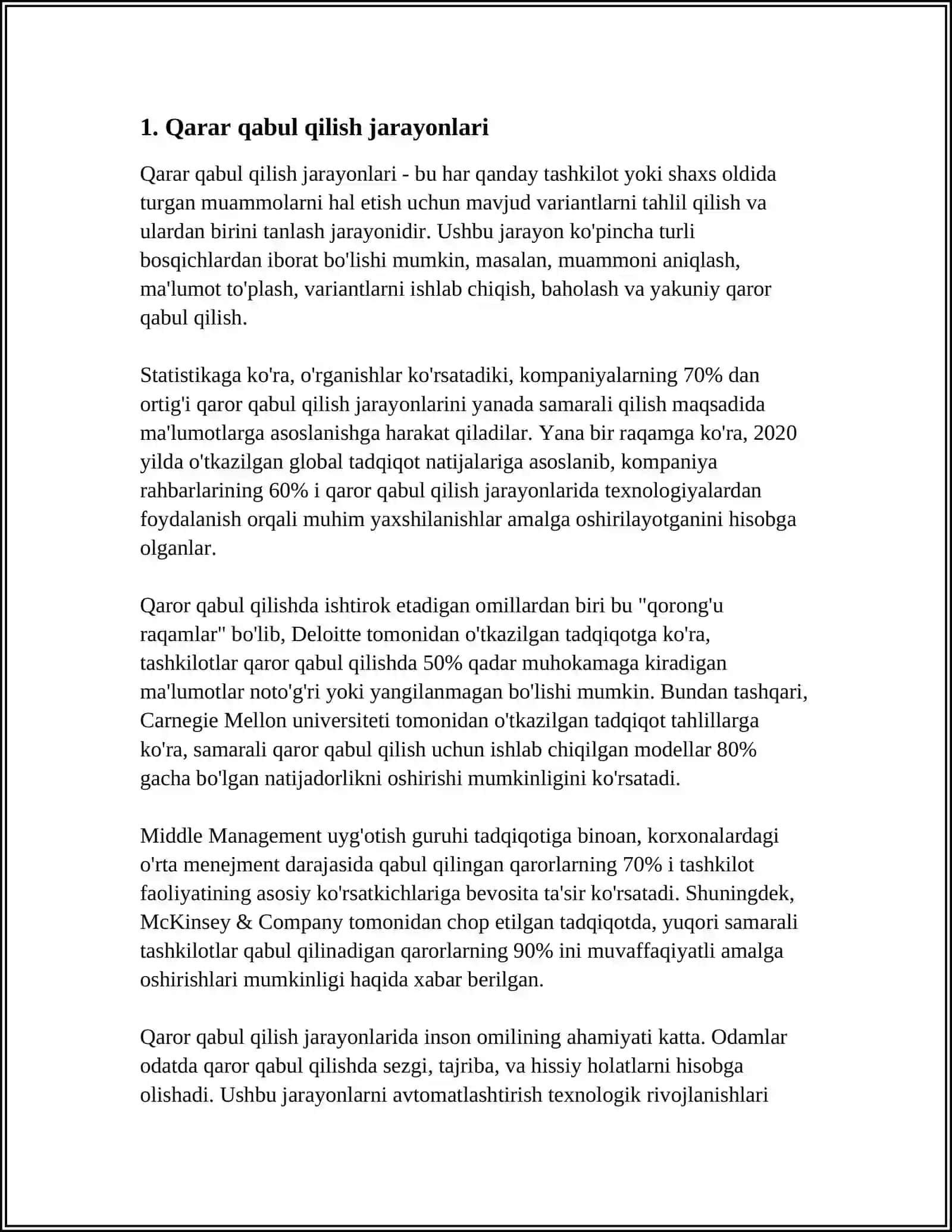 BOSHQARUV QARORLARINI QABUL QILISH VA UNI TAKOMILLASHTIRISH YOLLARI 2024-2025-o'quv yili 3