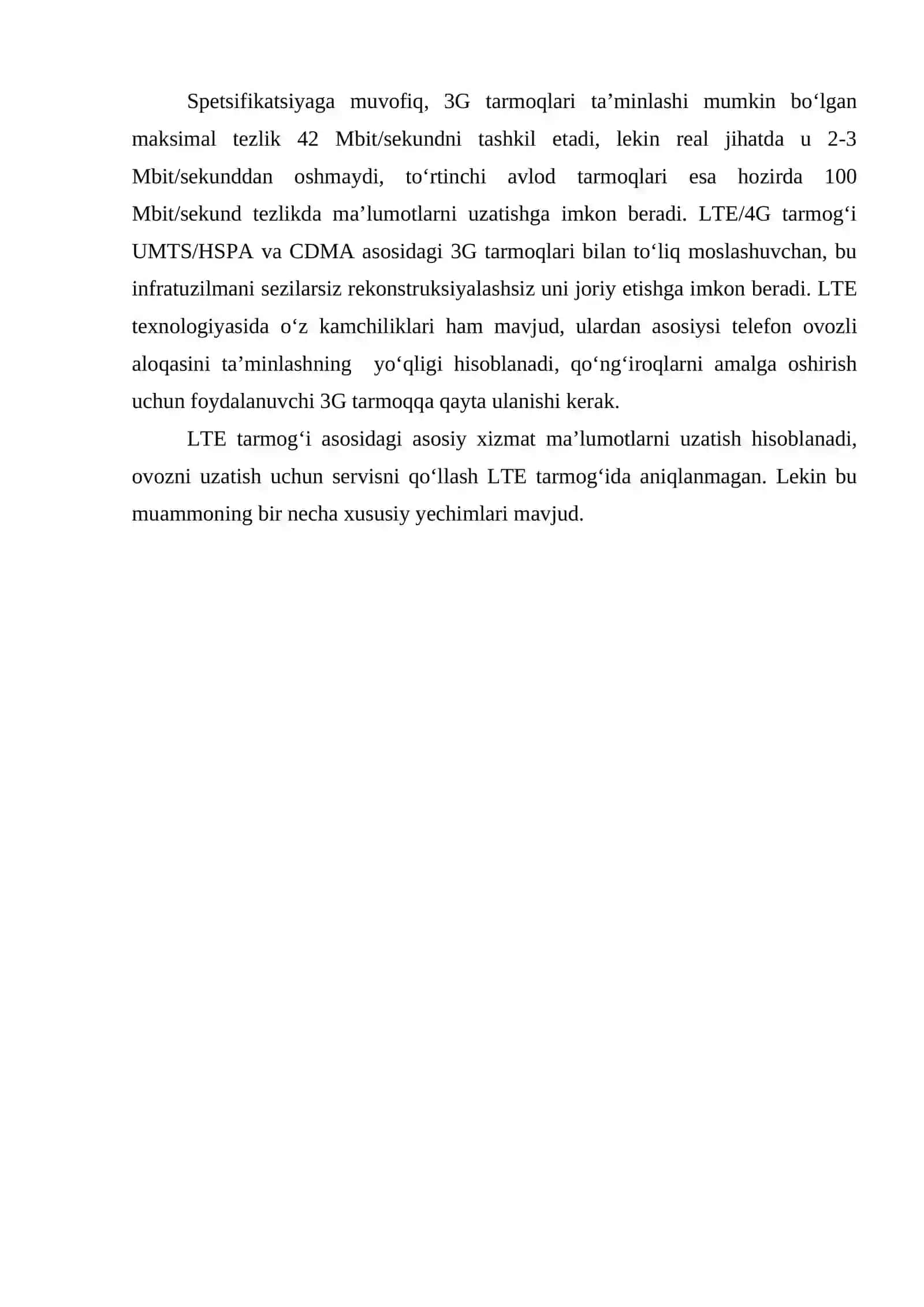 LTE Tarmoqini Loyihalash 3