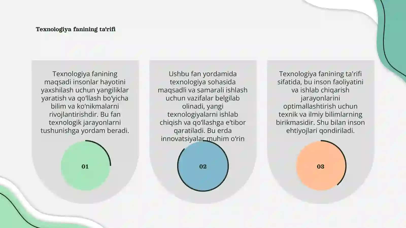 Texnologiya fanining maqsad va vazifalari 3