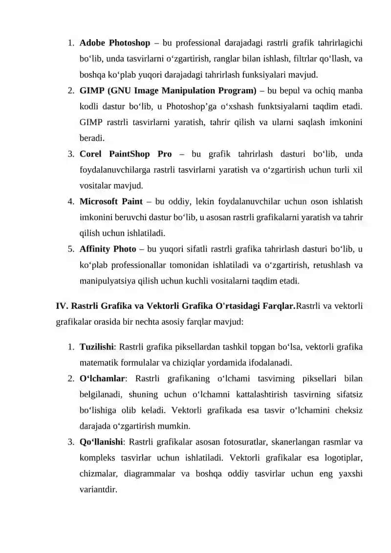 Rastrli grafika dasturlari 3