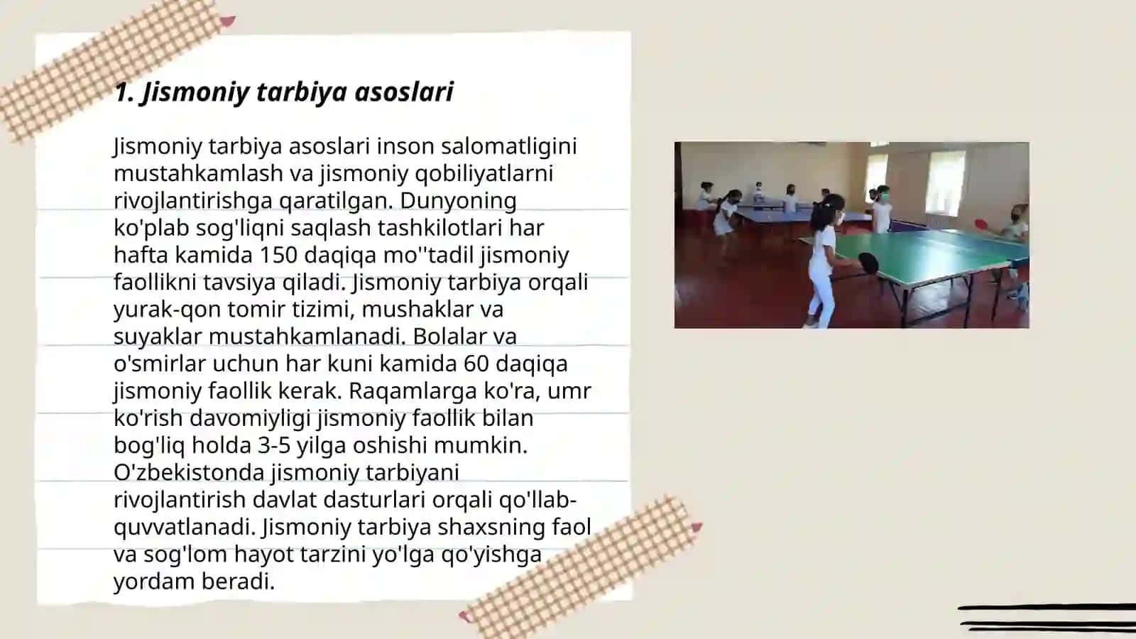 Jismoniy madaniyat 3