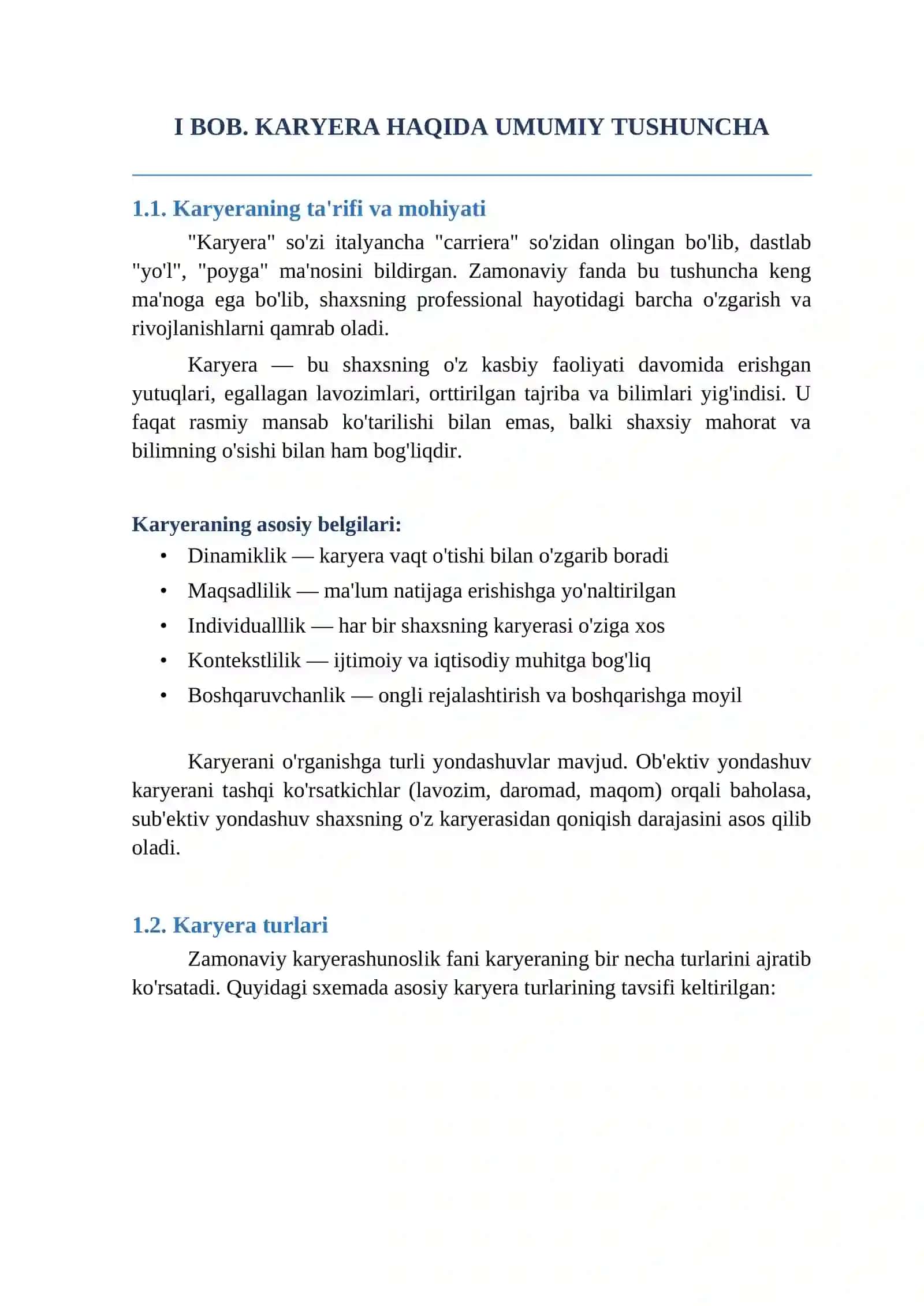 KARYERA HAQIDA TUSHUNCHA 3