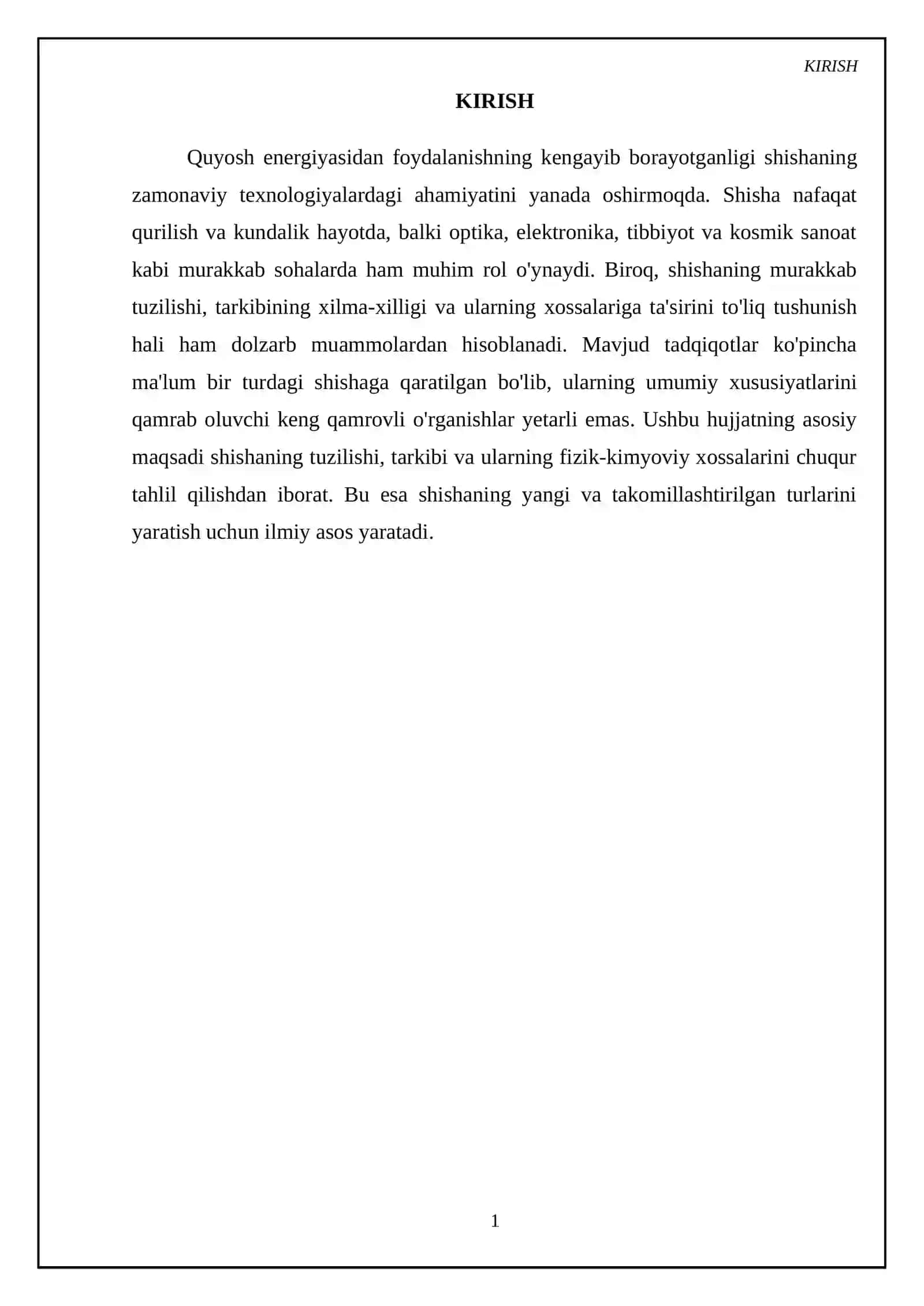 Shishaning Tuzilishi va Tarkibi 3