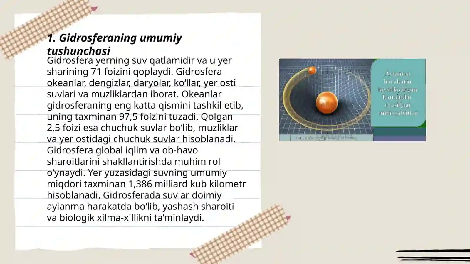Gidrosfera va suvning aylanma harakati 3