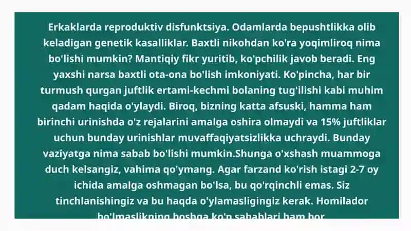 Reprotuktiv a'zolar tizimi kasaliklari 3