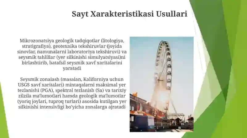 Seysmik rayonlashtirish va mikrorayonlashtirish 3