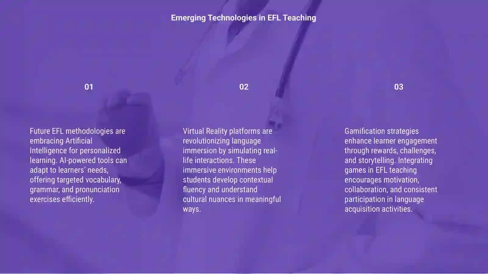 Future trends and innovations in EFL methodology 3