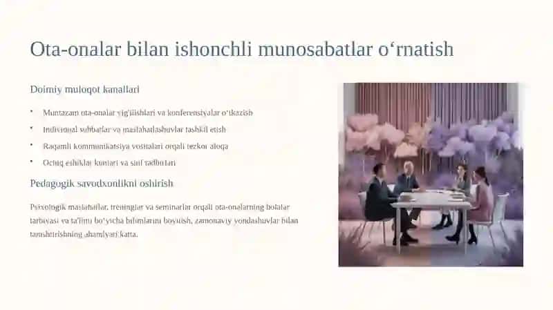 Ota-onalar bilan hamkorlikning pedagogik-psixologik shart-sharoitlari 3