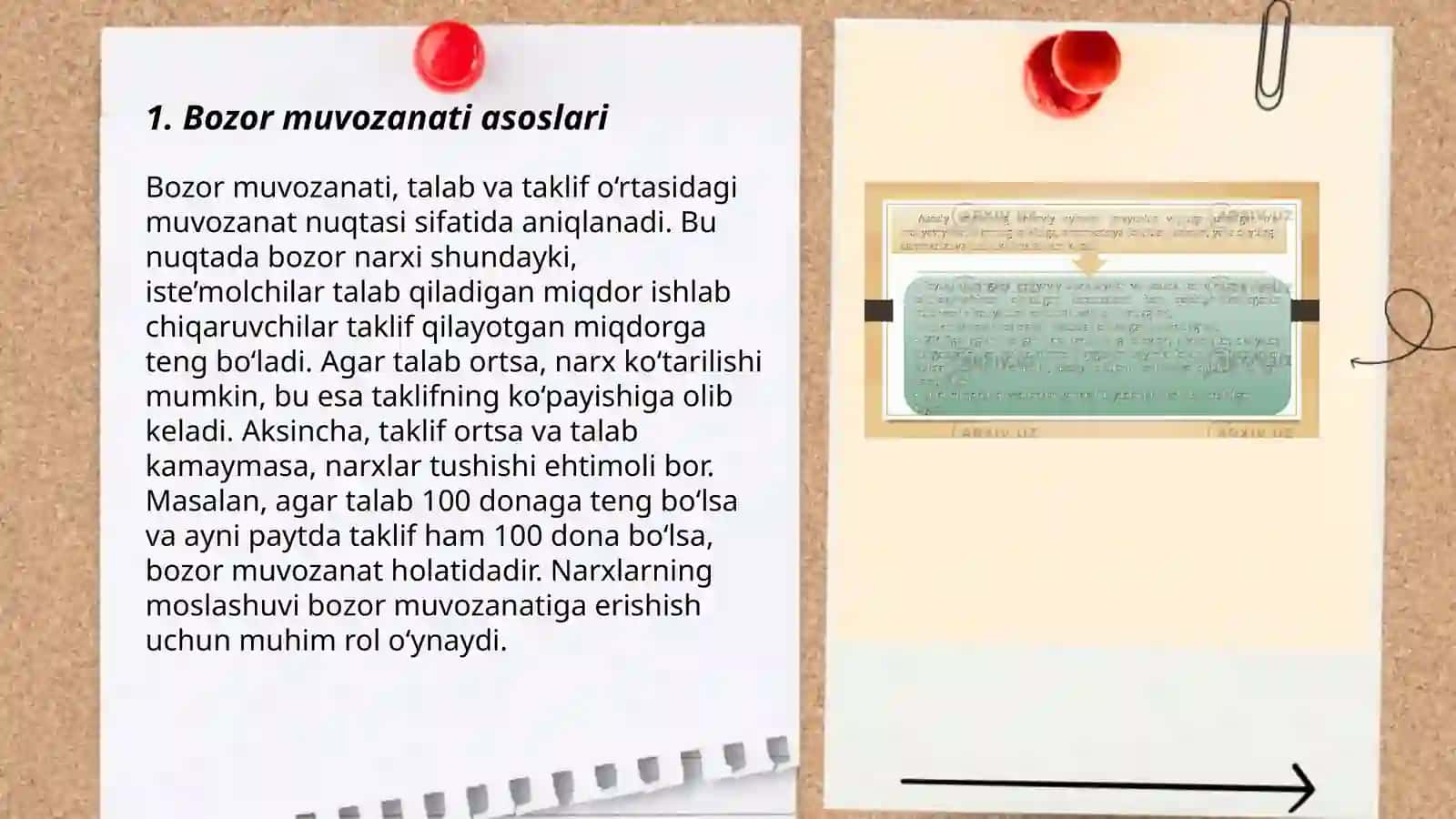 Bozor muvozanati 3