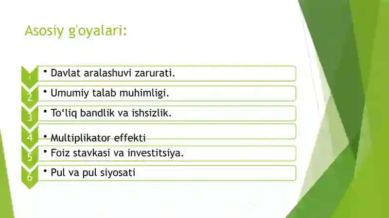 Jon Meynard Keyns ta`limoti va Keynschilik 3