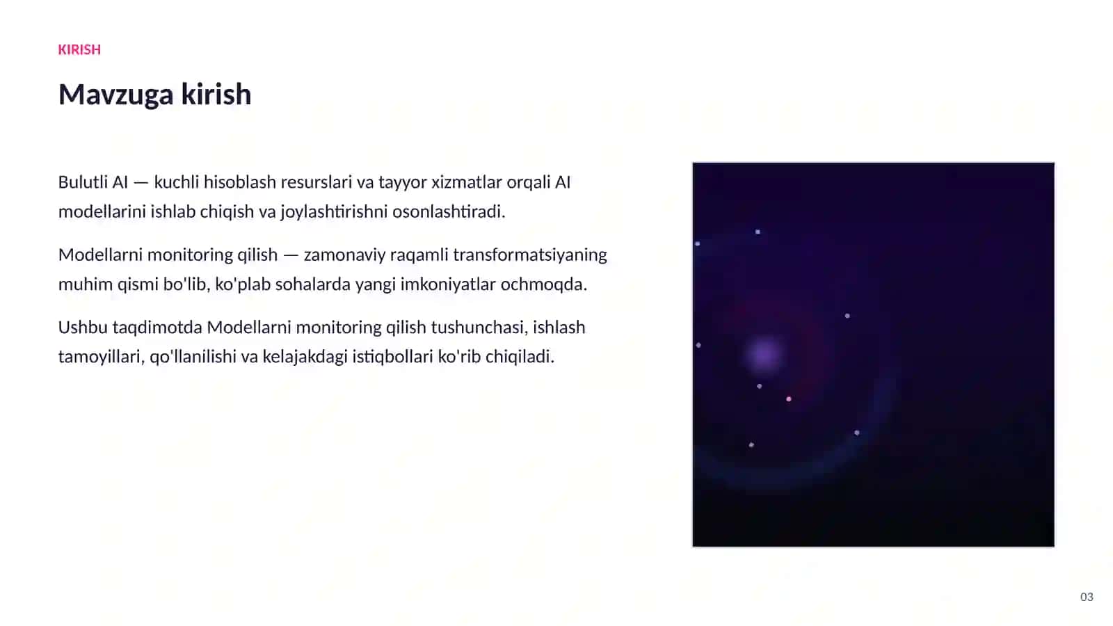 Bulutli AI va Sun'iy Intellekt 3