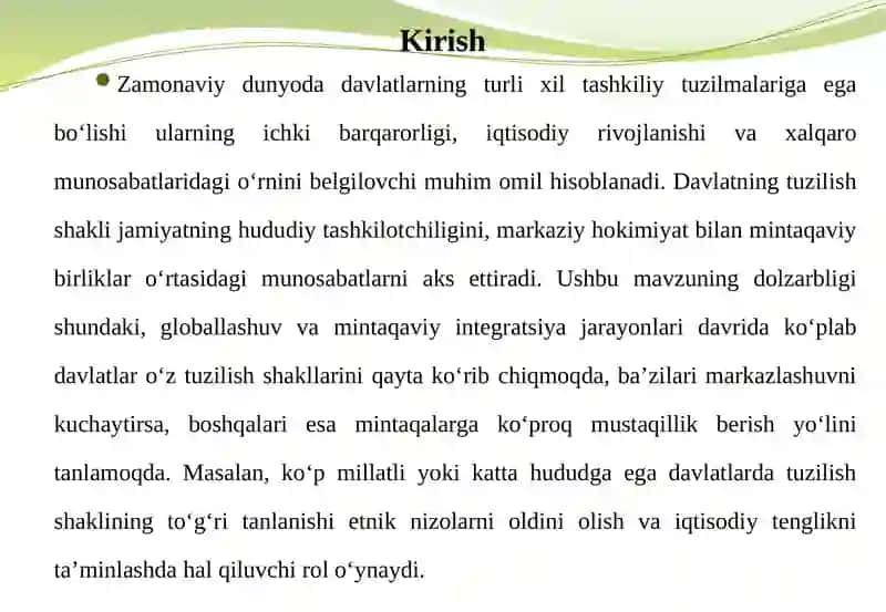 Davlatning tuzilish shakli 3