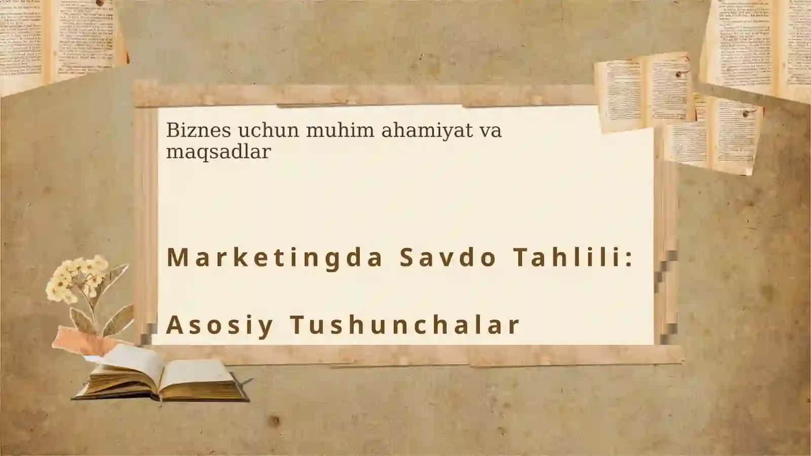 Marketingda savdo tahlili 3