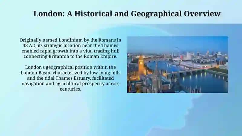 London: A Historical and Geographical Overview 3