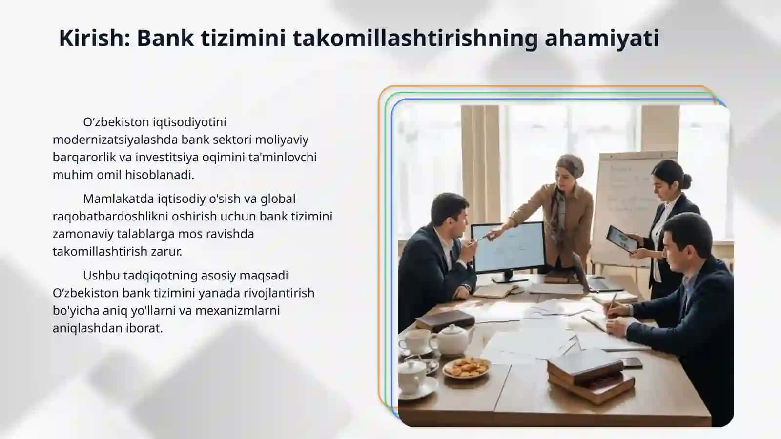 O’zbekistonda bank tizimini takomillashtirish yo’llari 3