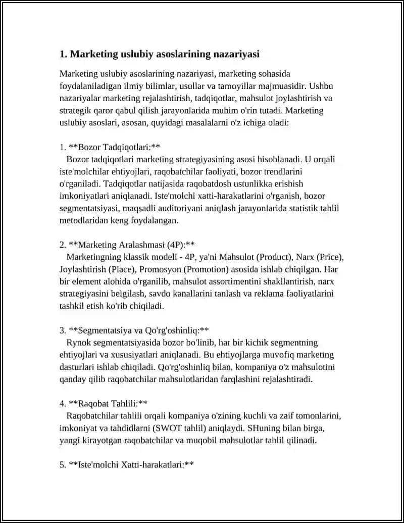 MARKETING USLUBIY ASSOSLARI 3