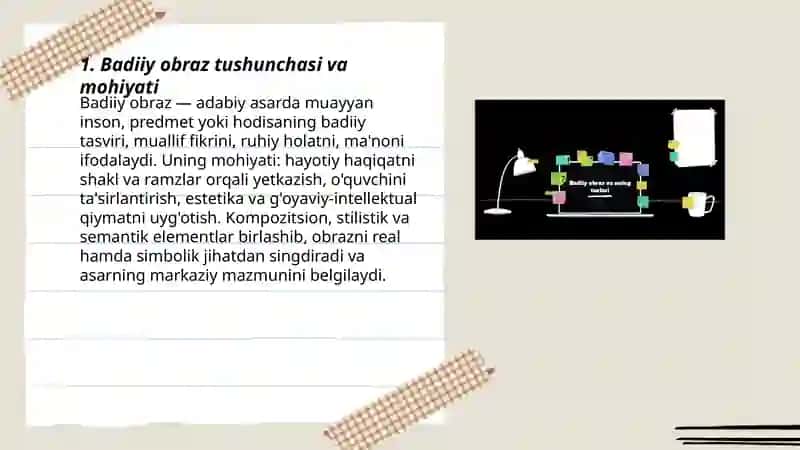 Badiiy obraz va uning turlari 3