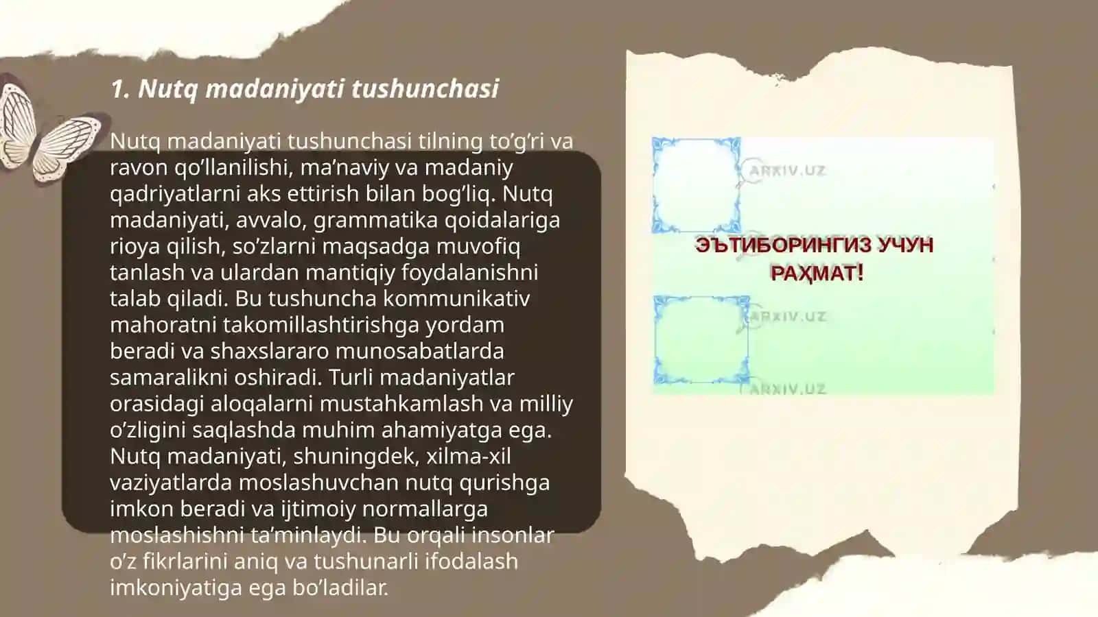 Nutq madaniyati va notiqlik sanʼati tarixidan 3