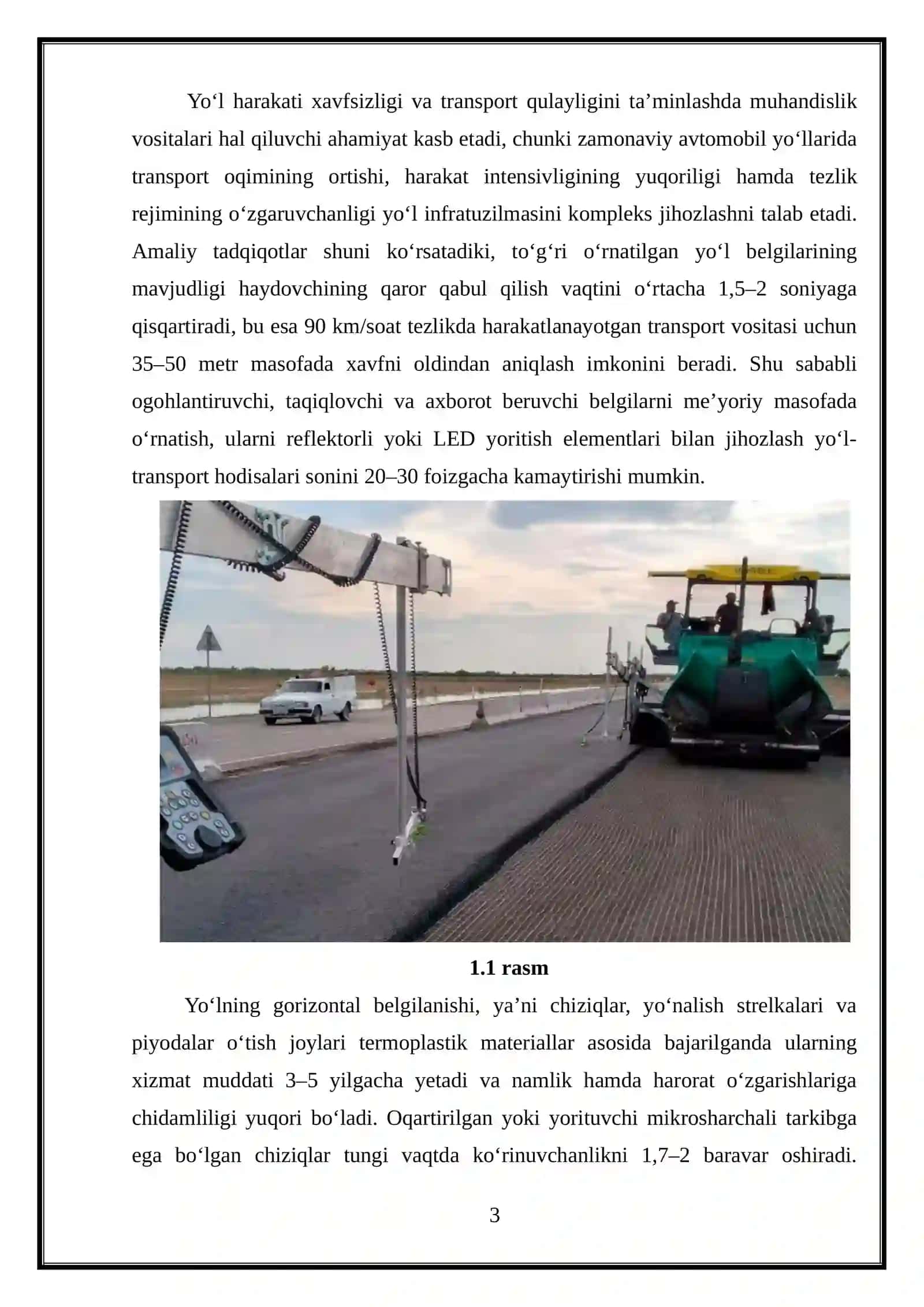 Rekonstruksiya qilingan yo'llarni jihozlash 3