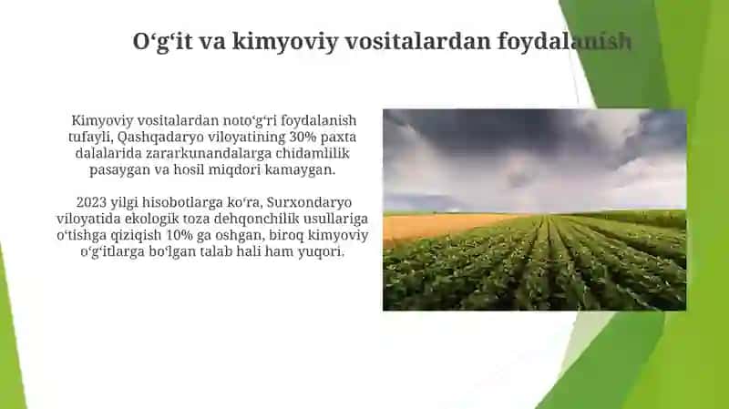 O‘g‘it va kimyoviy vositalardan foydalanish 3