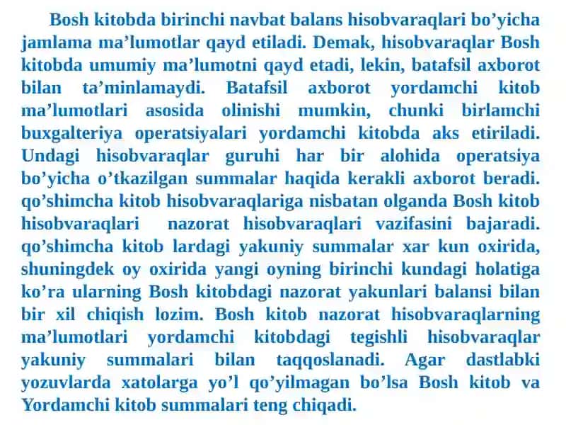 BANKLARDA BOSH VA YORDAMCHI KITOBLAR 3
