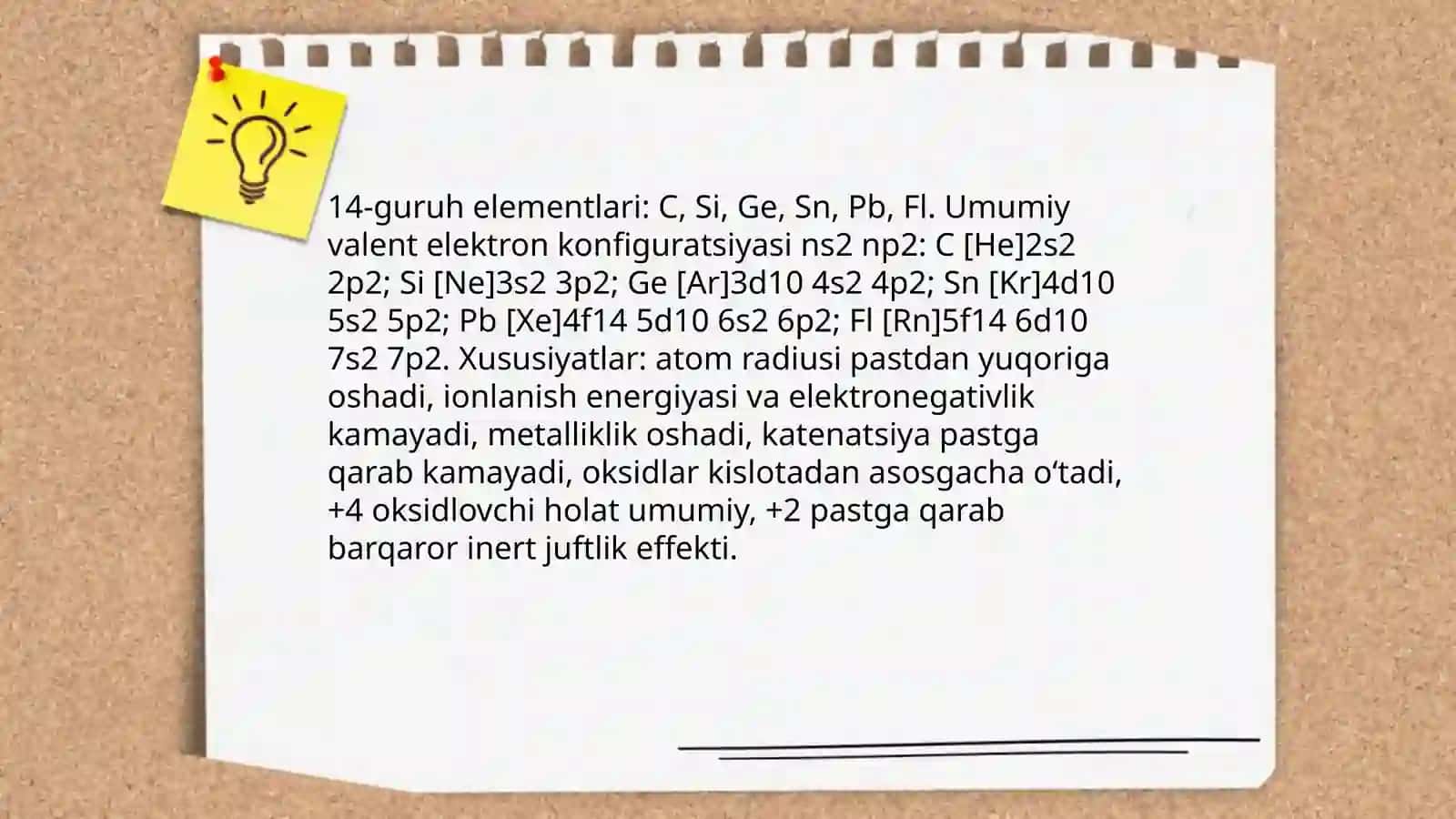 14-guruh elementlari. Uglerod birikmalari va xossalari 3