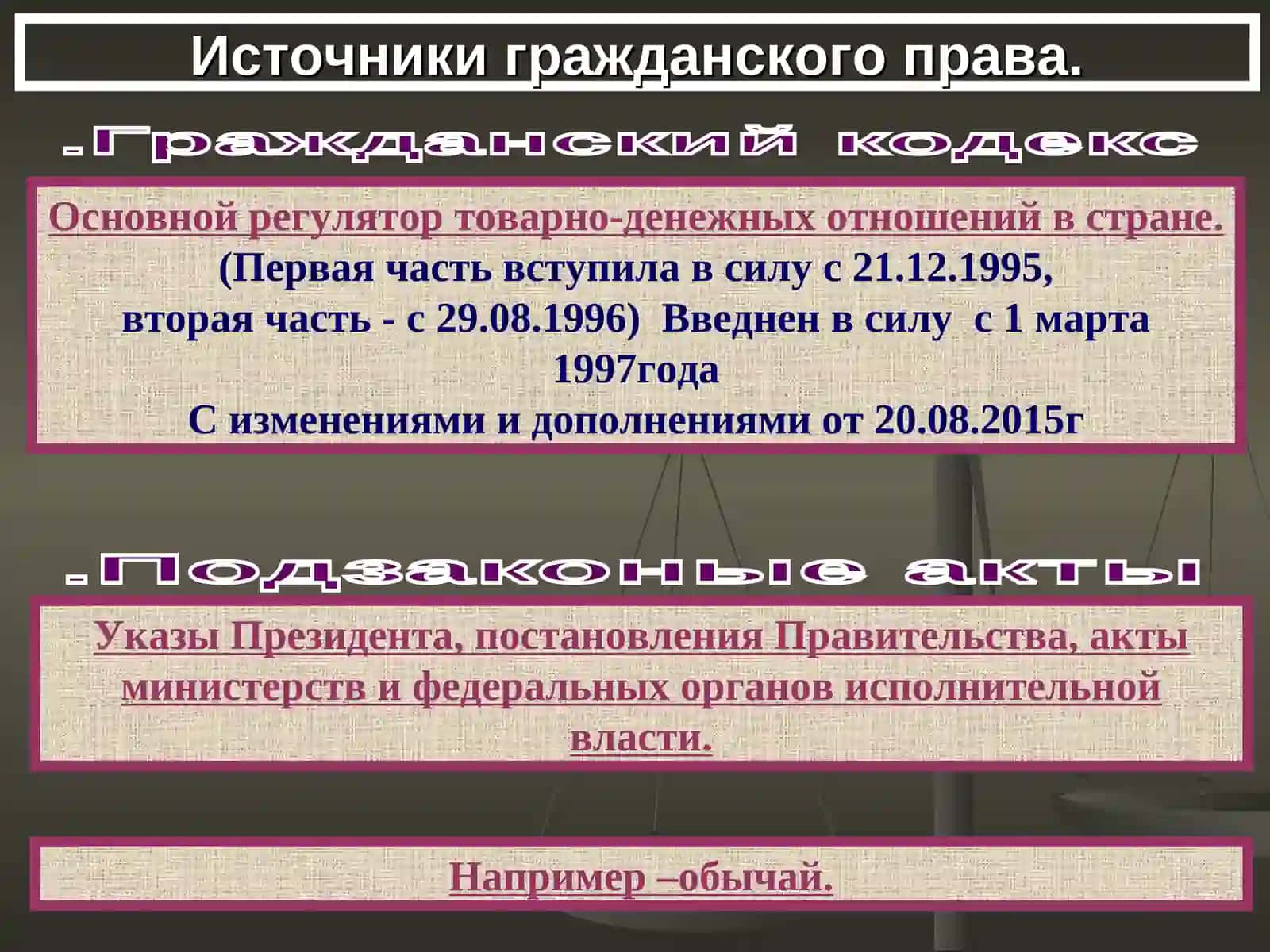 Гражданское право 3