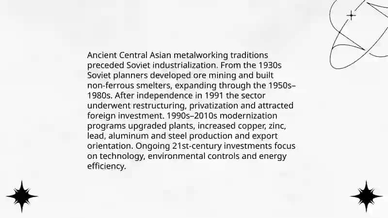 Metallurgical industry in Uzbekistan 3