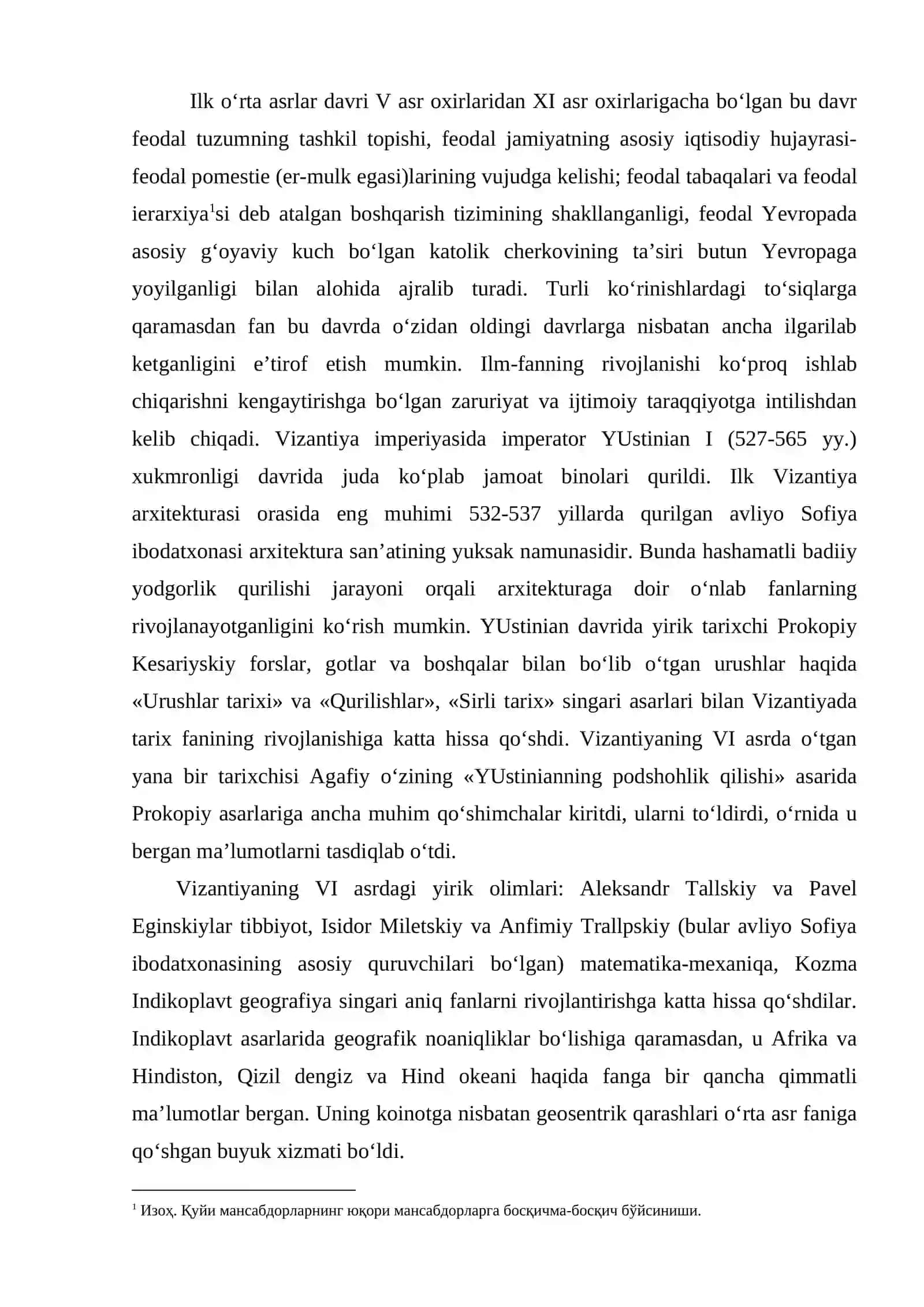 O‘rta asrlar Yevropada fan 3