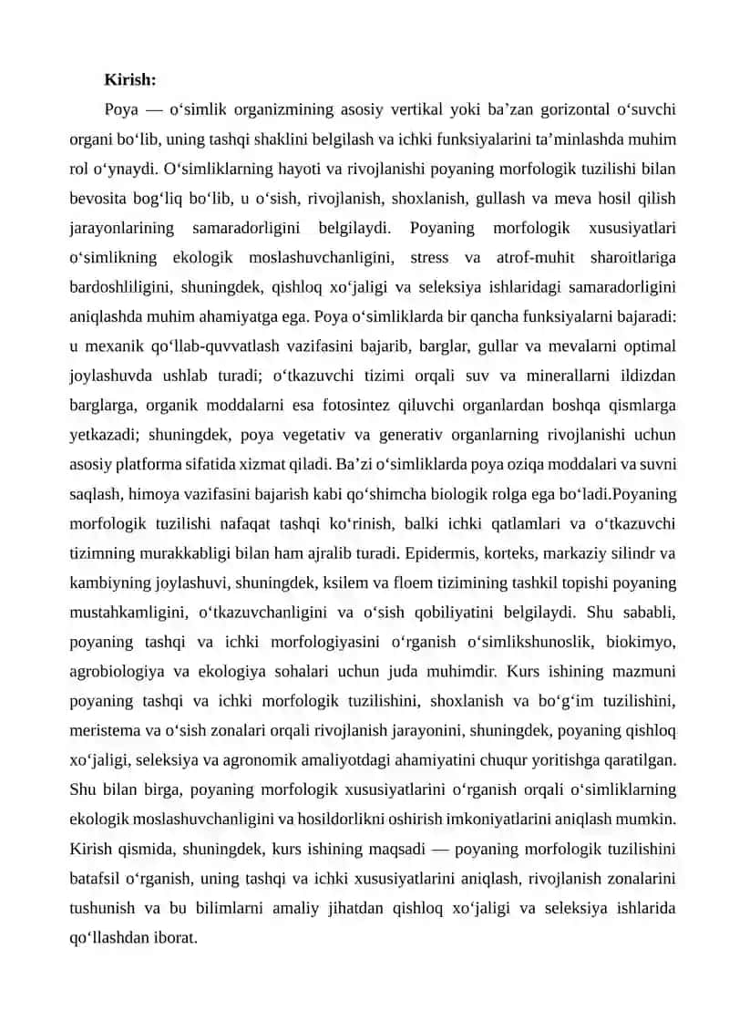 Poyaning morfalogik tuzilishi 3