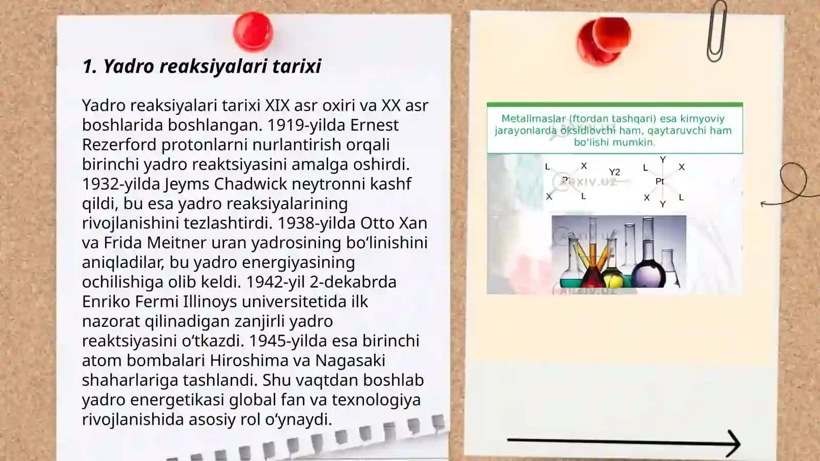 Yadro reaksiyalari tarixi 3