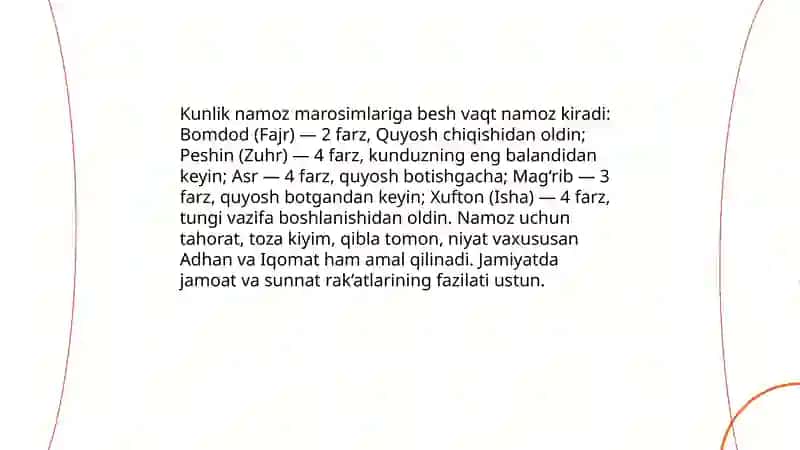 ISLOM DINI MAROSIMLARI 3