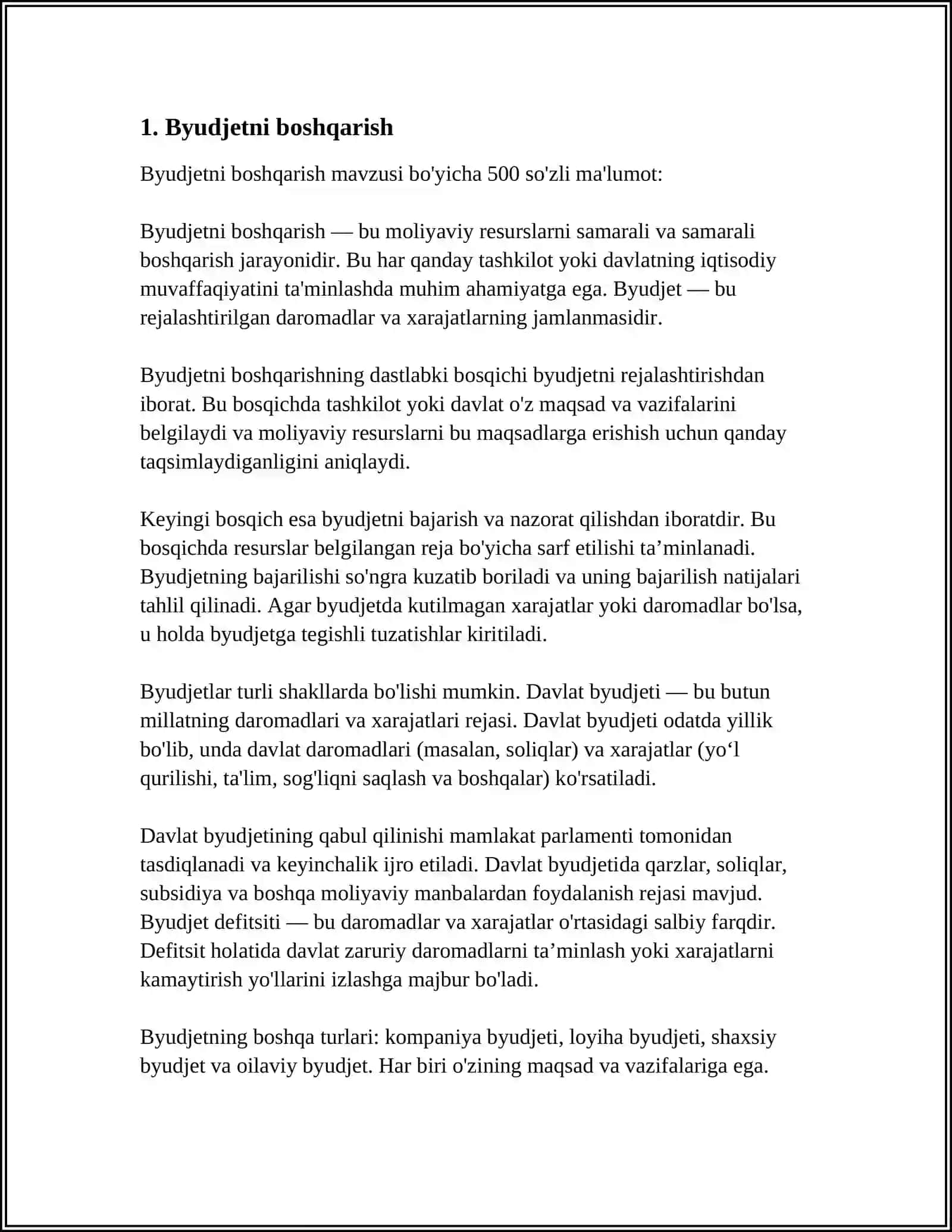 Byudjetni boshqarish 3