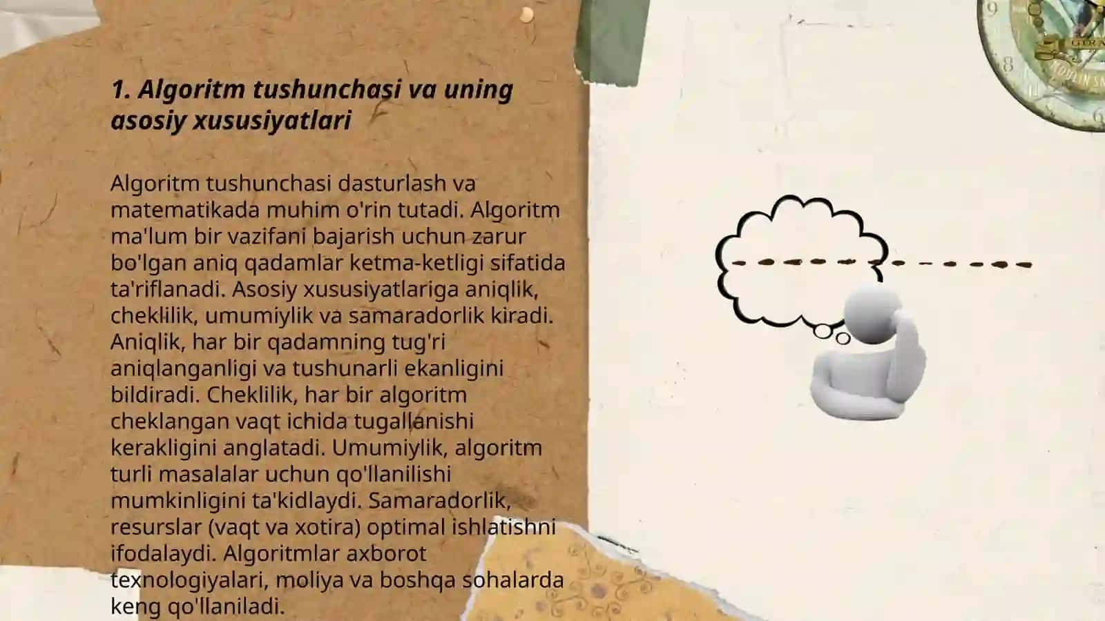 Algoritm tushunchasi va uning asosiy xususiyatlari 3