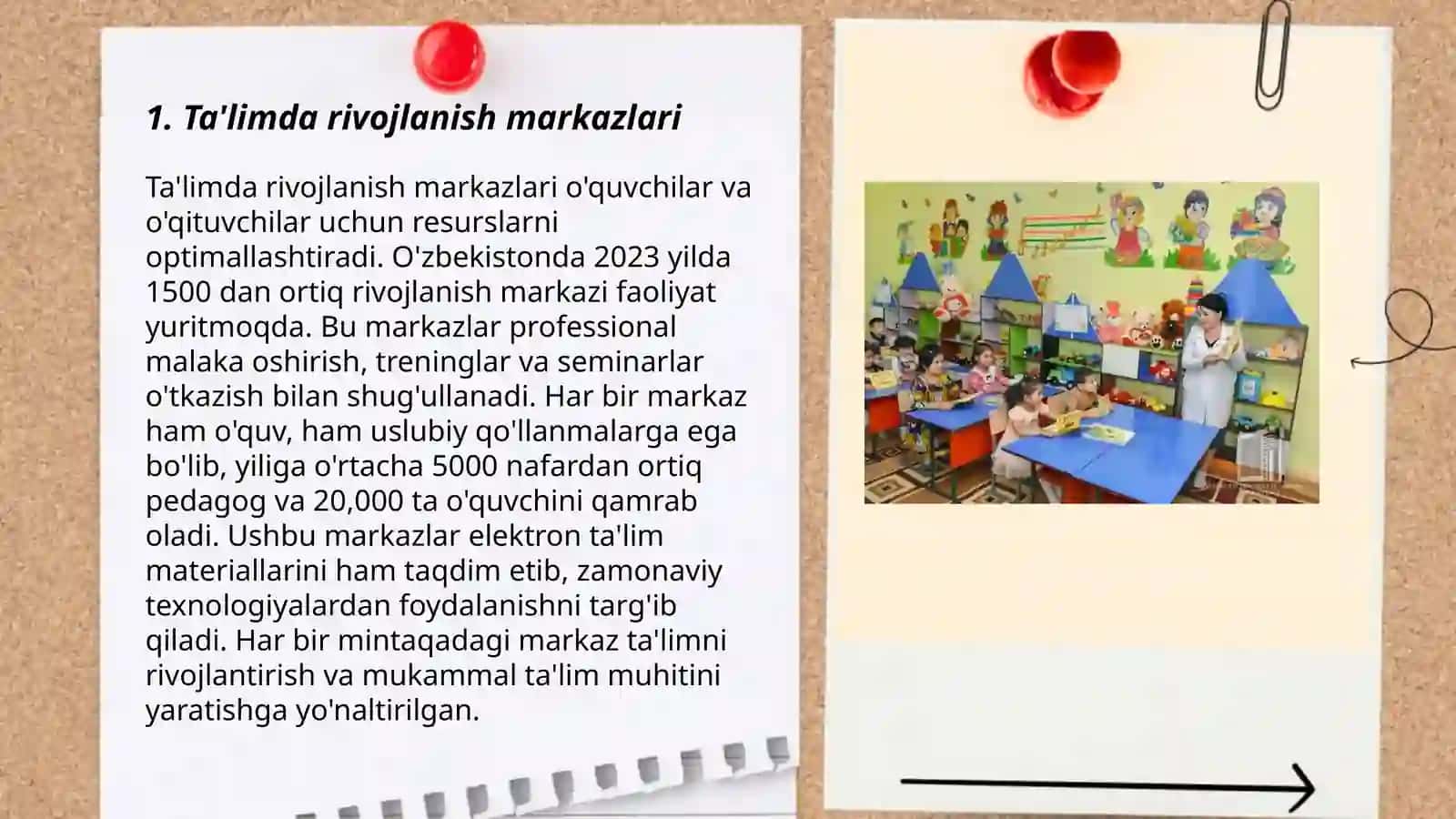 Rivojlanish markazlari 3