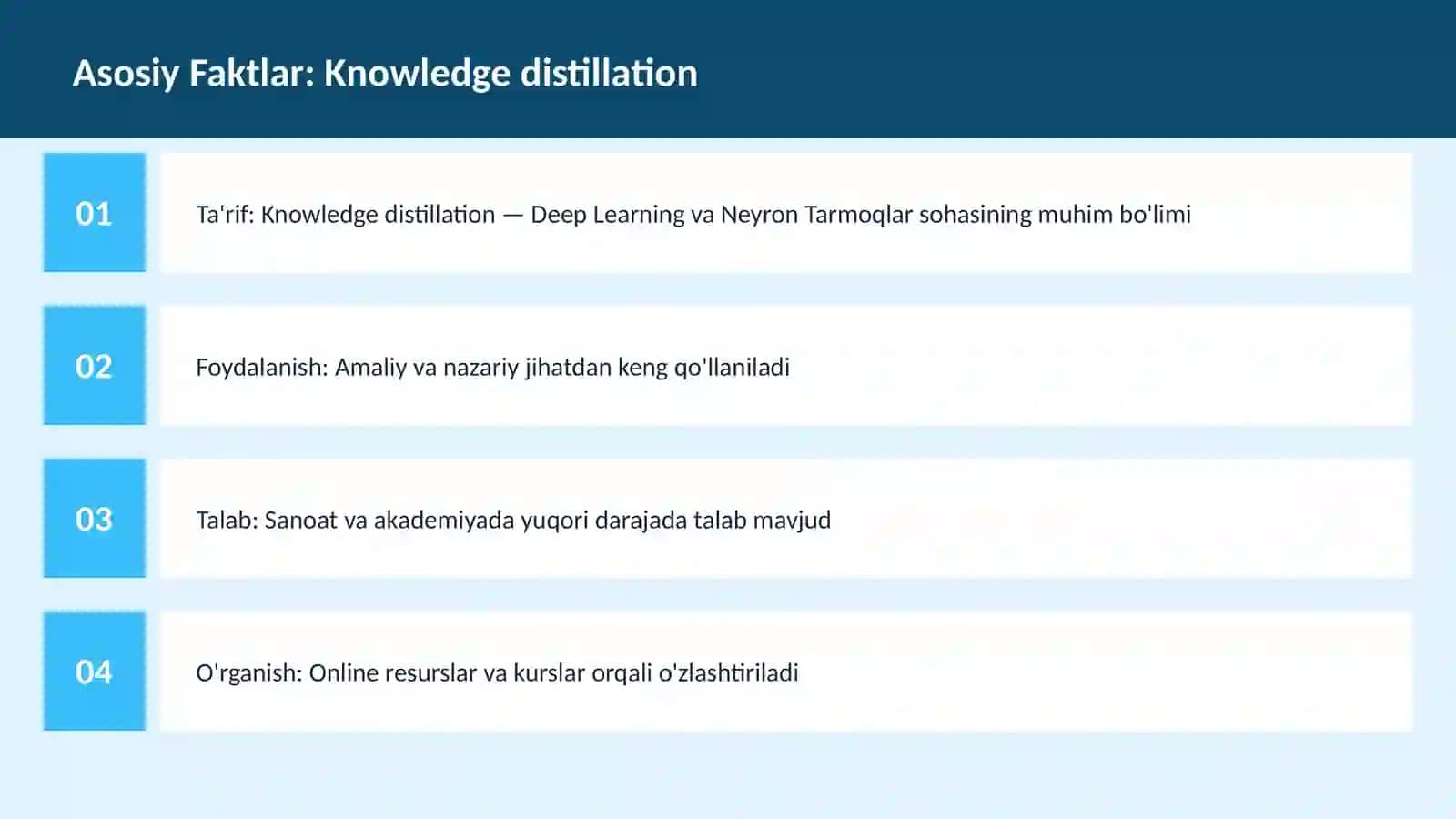 Knowledge distillation 3