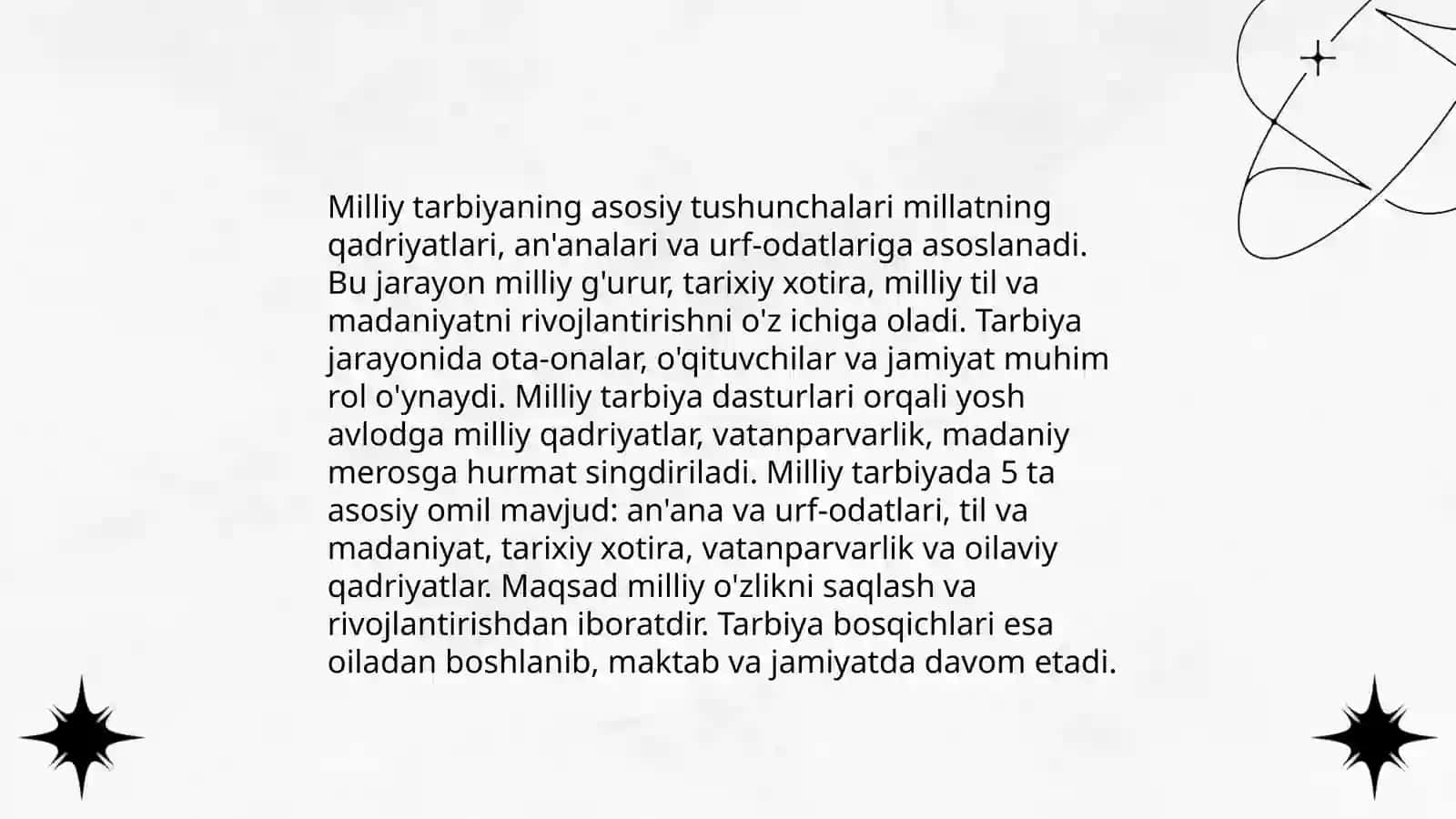 Milliy tarbiya tushunchasining mohiyati 3