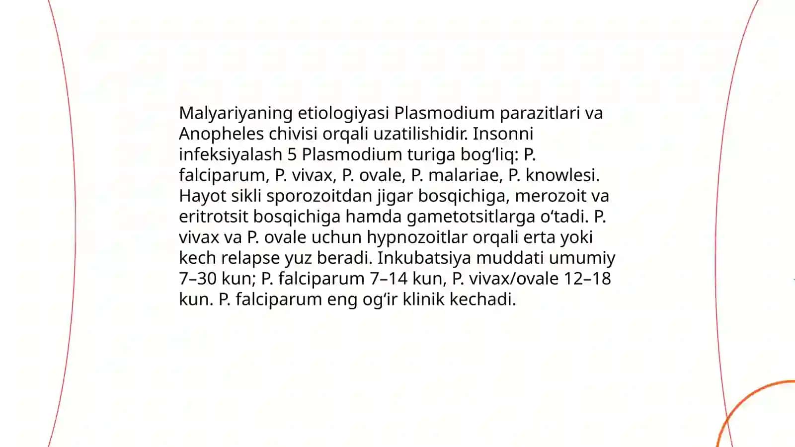 Malyariya Parazitlari va Anopheles Chivislari 3