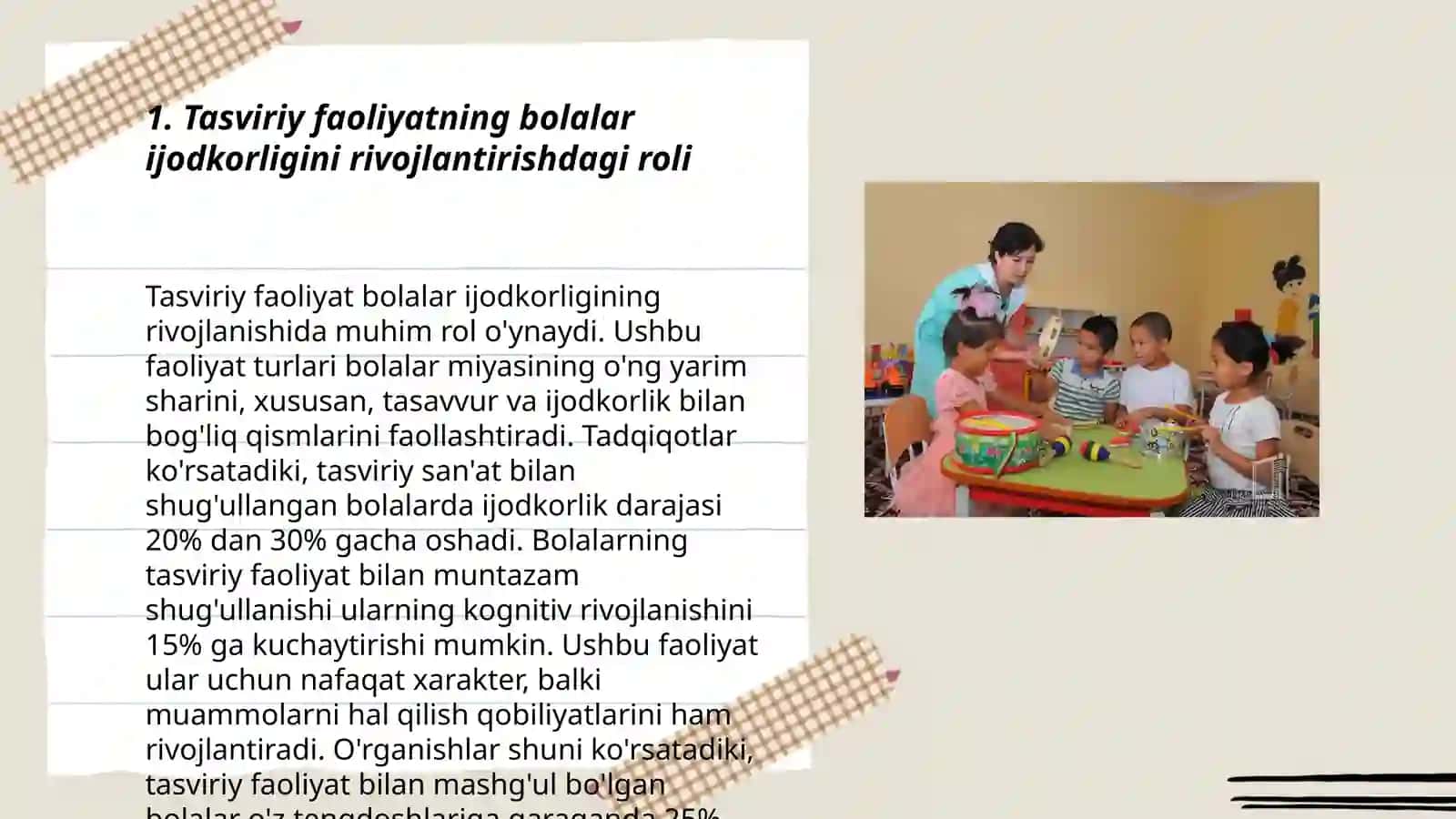 Tasviriy faoliyatga o’rgatish Metodikasi 3
