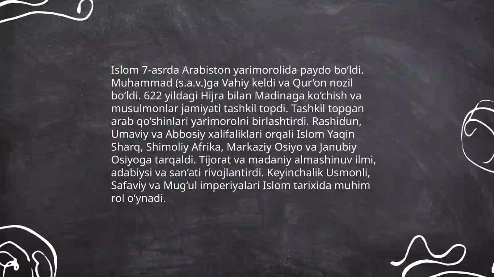 Islomning kelib chiqishi va tarixiy rivojlanishi 3