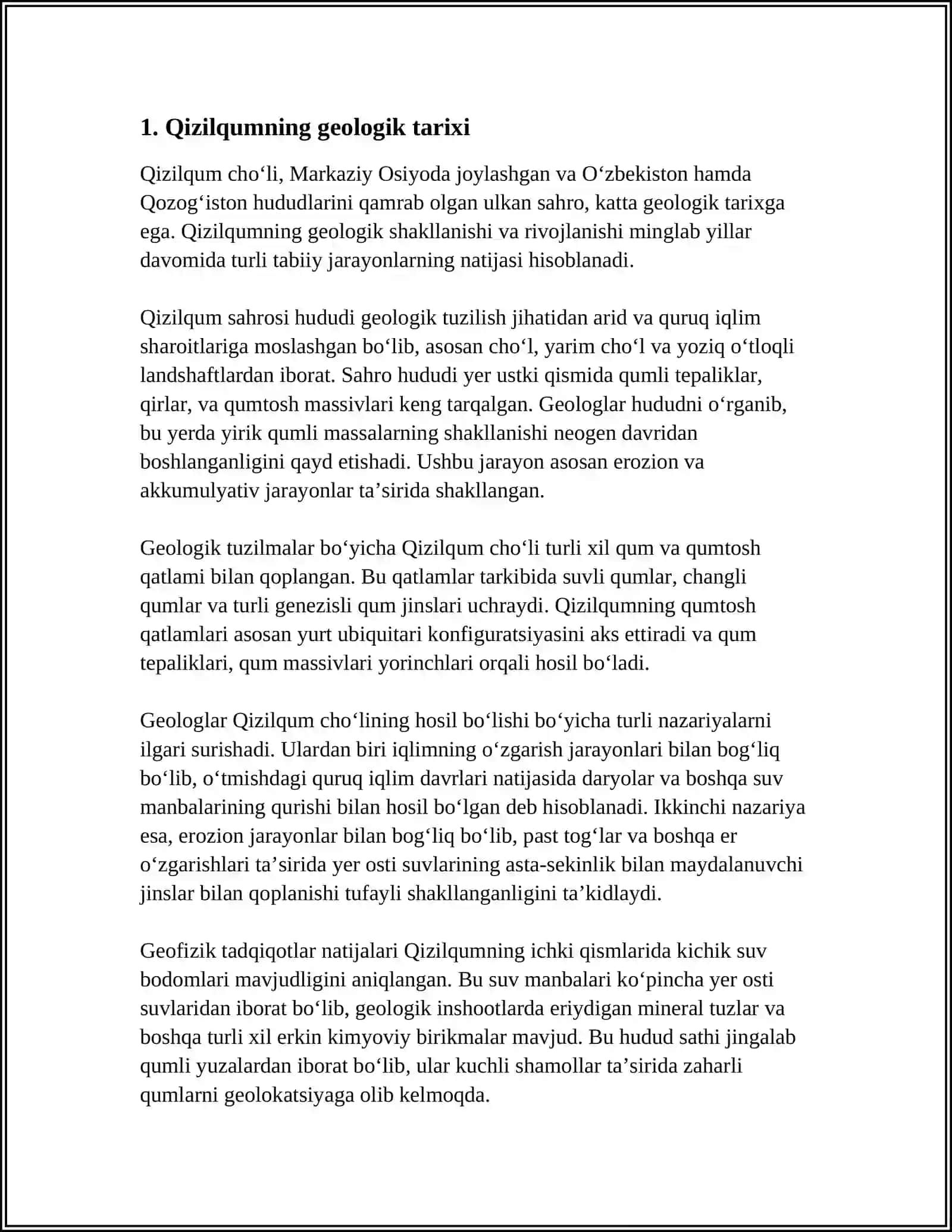 QIZILQUM QOLDIQ TOG‘LARI 3