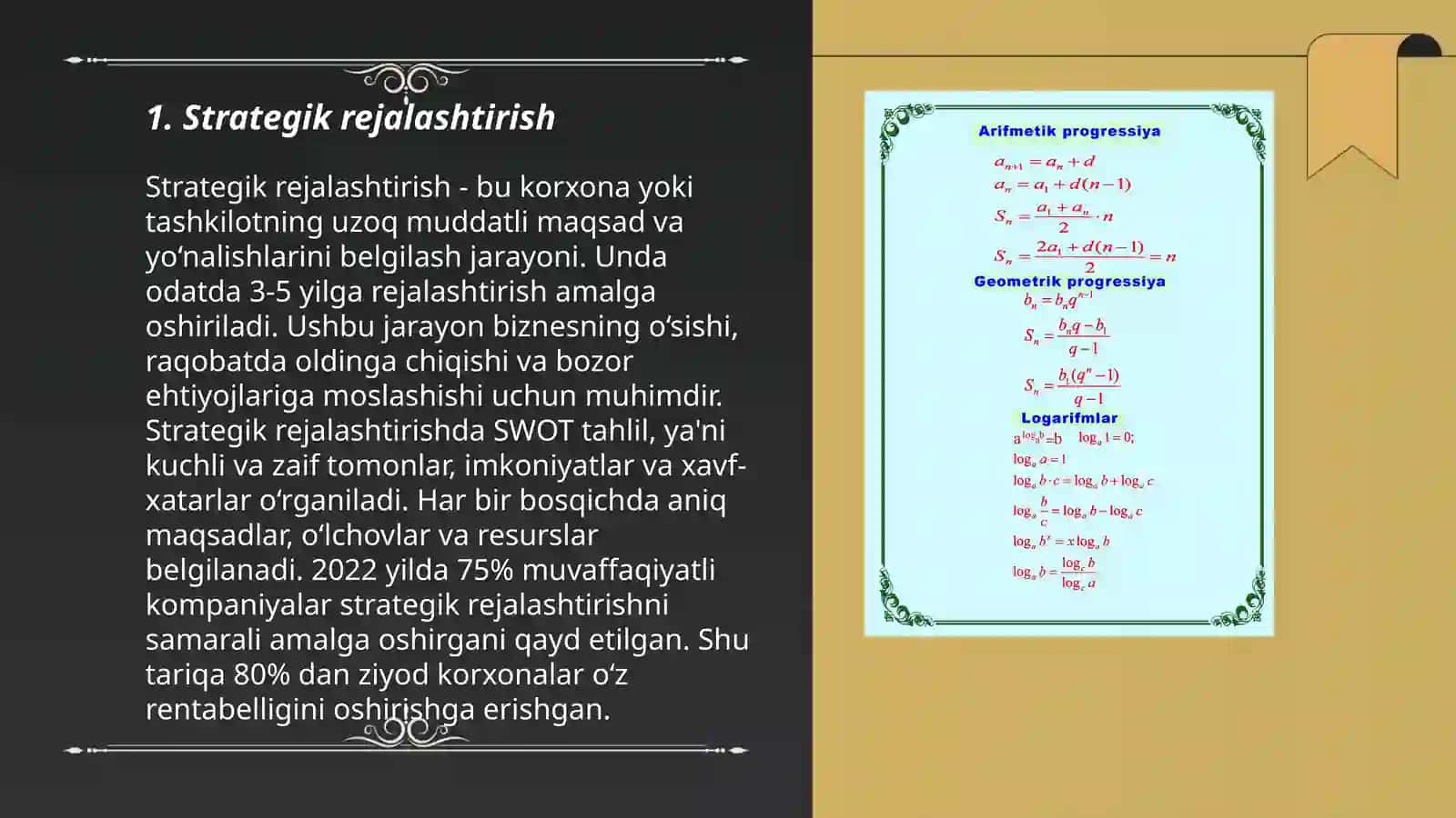 Strategiyani yaratish ierarxiyasi 3