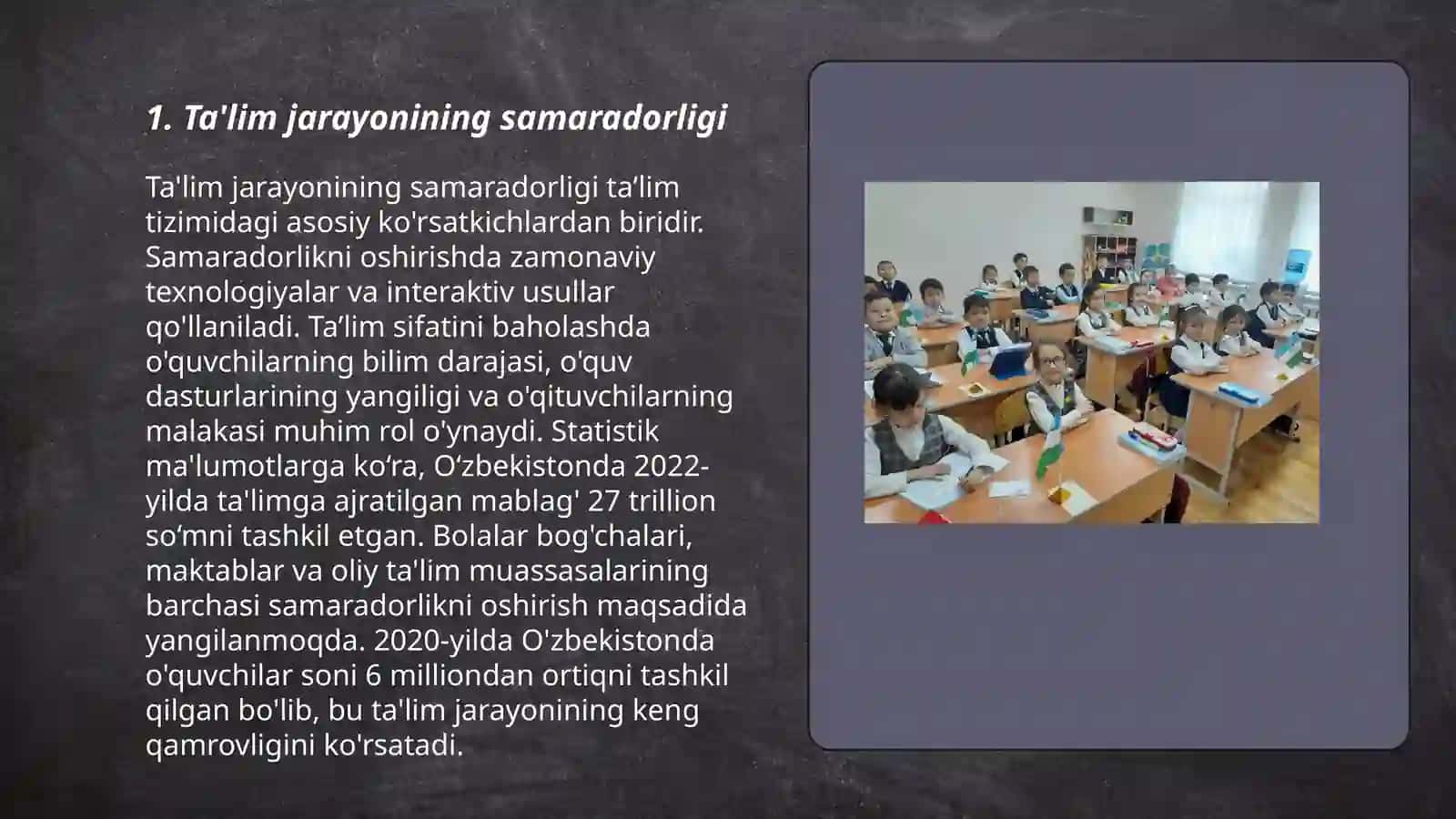 Ta'lim jarayonining samaradorligi 3