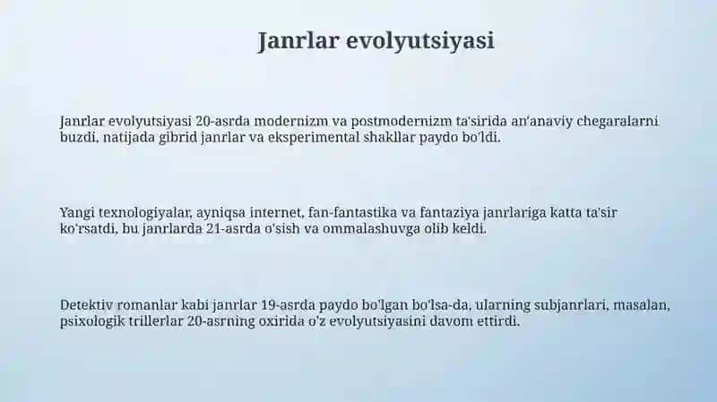 Zamonaviy hikoyalar 3